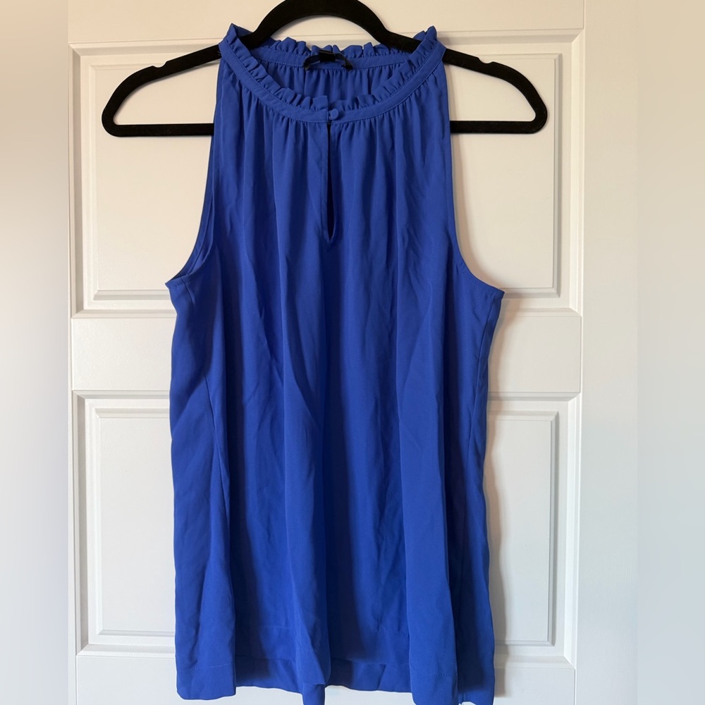 J. Crew Royal Blue Sleeveless Blouse
